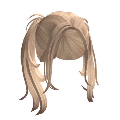 Y K Messy Front Pigtails Blonde Roblox