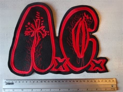 Anal Cunt Red Logo Backpatches Riffs Merchandise
