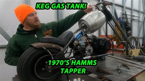 Mini Chopper Hamms Beer Keg Gas Tank Build Youtube