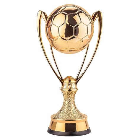 premium photo golden soccer cup trophy white background longo