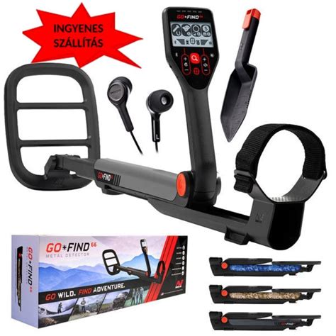 Minelab GO-FIND 66 fémdetektor fémkereső 10''-os t