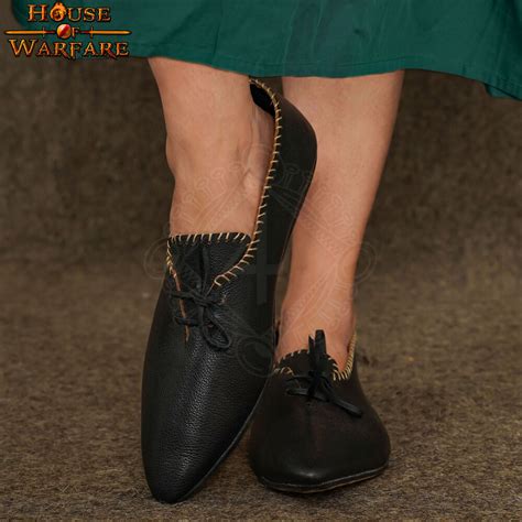 Front Laced Pointed Shoes 14 15th Century Outlet Outfit4events