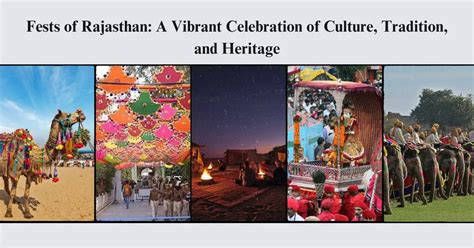 fests  rajasthan  vibrant celebration  culture tradition