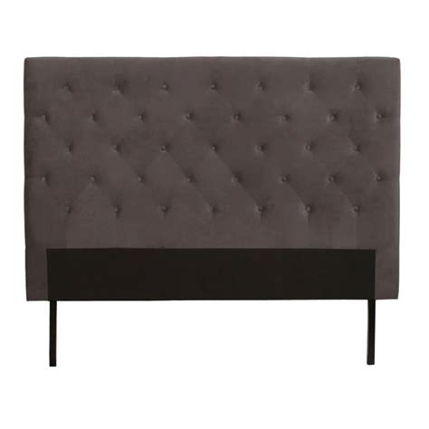 lara velvet touch queen headboard dark grey shop today