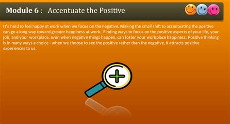 Accentuate the Positive - FreshSkills