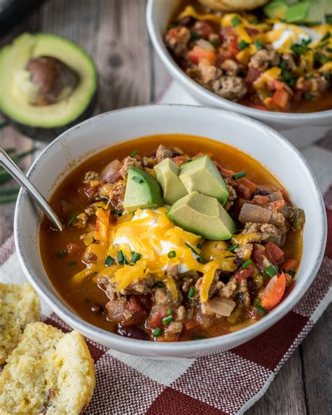 Healthy And Hearty Turkey Chili