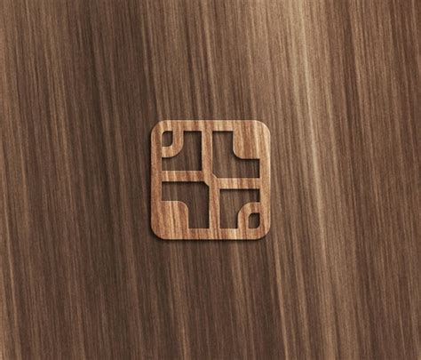 Premium Psd Psd Logo Mockup On Wooden Wall