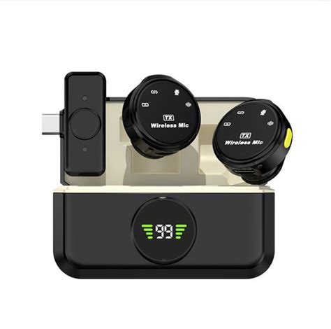 Характеристики Микрофон петличный беспроводной 2 шт. для type-C с ...