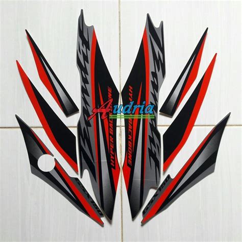 Jual Stiker Striping Lis Motor Suzuki Gsx Bandit Matte Grey Di