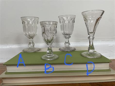 Stunning Victorian Era Antique Cordial Glasses Etsy