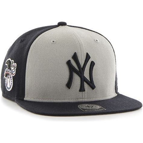 Brand Flat Brim New York Yankees Mlb Sure Shot Black And White