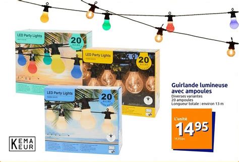 Promo Guirlande Lumineuse Avec Ampoules Chez Action ICatalogue Fr