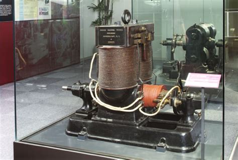 The Edison direct-current generator No. 4 manufactured around 1890 ...