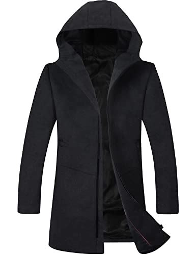 I Tested The Versatility Of A Mens Black Trench Coat With Hood And Heres Why Its A Must Have