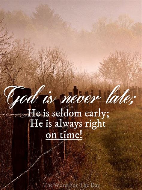 The Word For The Day • For the revelation awaits an appointed time; It...