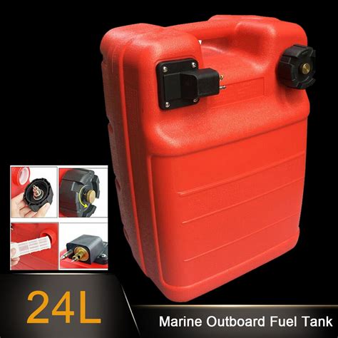 Niccoo 24l Portable Boat Fuel Tank 63 Gallon Yamaha Marine Outboard External Gas Tank For