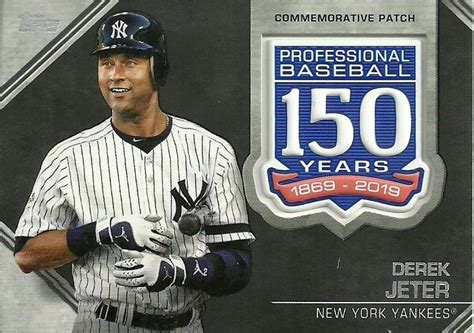 2019 Topps 150th Anniversary Commemorative Patches Series Two Amp