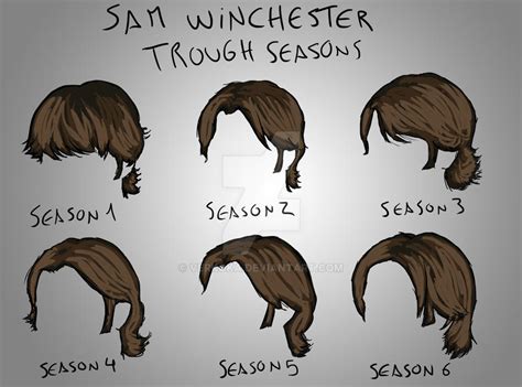 Sam Winchester Hair By Seasons By Verkoka On Deviantart