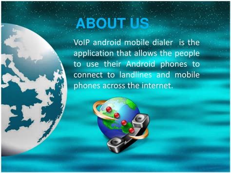 Android voip mobile dialer | PPT