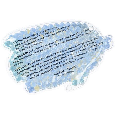 Imprint Ca Shaped Mini Aqua Pearls Hot Cold Pack Tropical Fish C Tf