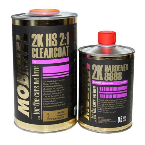 Купить Лак акриловый Mobihel (Мобихел) HS 2+1 1л с отвердителем 8888 0 ...