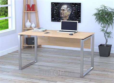 Письменный Стол Loft Design Q-135 с Царгой Дуб Борас — Купить Недорого ...