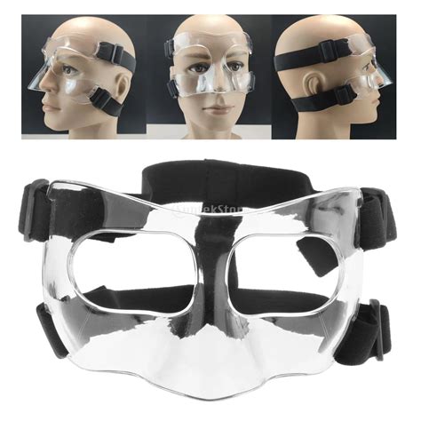 Basketball-Mask-Adjustable-Strap-Sports-Helmet-Face-Nose-Guard-For ...