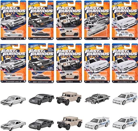 Amazon ホットウィール Hot Wheels ワイルドスピード テーマ アソート Decades ミニカー 10台入り BOX販売 3才 986E HNR88