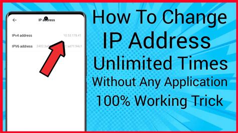 How To Change Ip Address How To Change Ip Address On Android Faizan