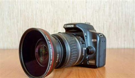 Canon 1000D 18-55kit с широкоугольной насадкой Москва | Фототехника ...