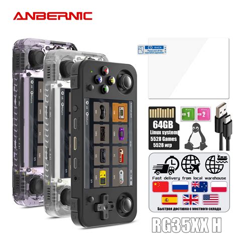 Anbernic Rg35xx H Hand Held Consoles For Playing Video Games 3 5 Inch