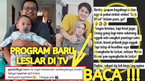 BEGINI RESPON LESTI BILLAR KETIKA ORANG INDOSIAR MINTA MAAF LESLAR