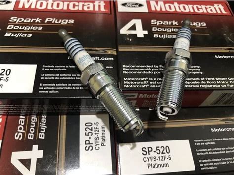 SET Of 8PCS Genuine FORD Spark Plugs Motorcraft SP520 OEM CYFS12F5 | eBay
