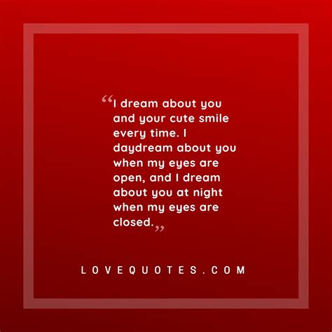 I Dream About You Love Quotes