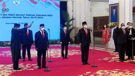 Susunan Lengkap Kabinet Indonesia Maju Hasil Tiga Kali Reshuffle Dua