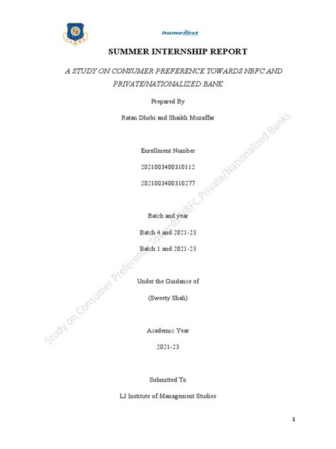 Sip Report Pdf Non Bank Financial Institution Loans