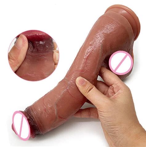 HUGE PENIS FEELS LIKE SKIN STRONG Suction Cup Inch Realistic Dildo Realistic EUR