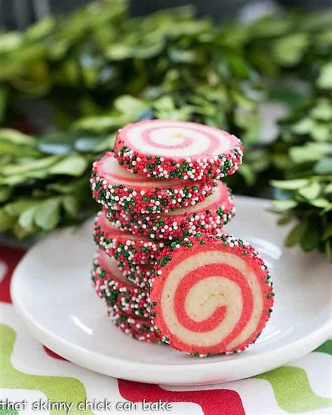 Holiday Pinwheel Cookies That Skinny Chick Can Bake