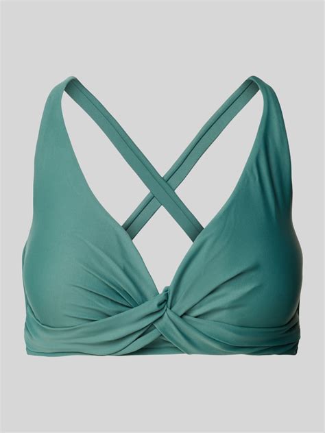 Barts Bikini Oberteil Mit Wattierten Cups Modell KELLI Dunkelgruen Online Kaufen