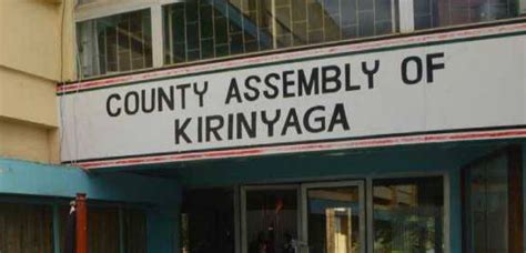 Kirinyaga County Assembly Closed Over COVID-19 Infections