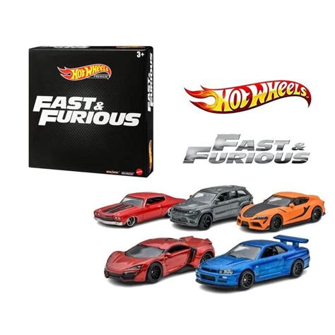 Hot Wheels Premium Box Fast Furious Superstars Nissan Skyline Gtr Toyota Gr Supra Lykan