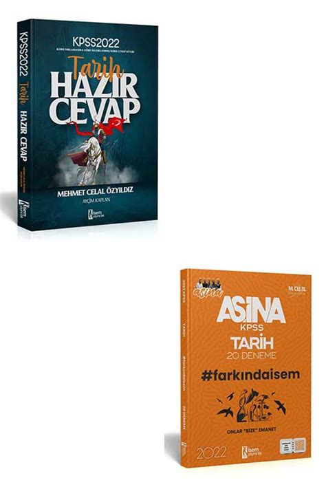 İsem 2022 KPSS Aşina Tarih Deneme ve Hazır Cevap Tarih Soru Cevap Seti