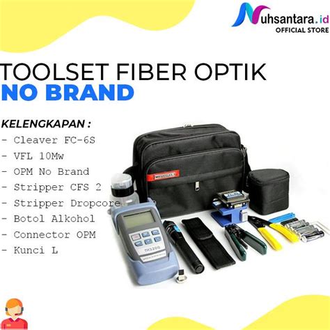 Jual FTTH Tool Set Alat Kerja Fiber Optik Tool Kit Lengkap Network Tool