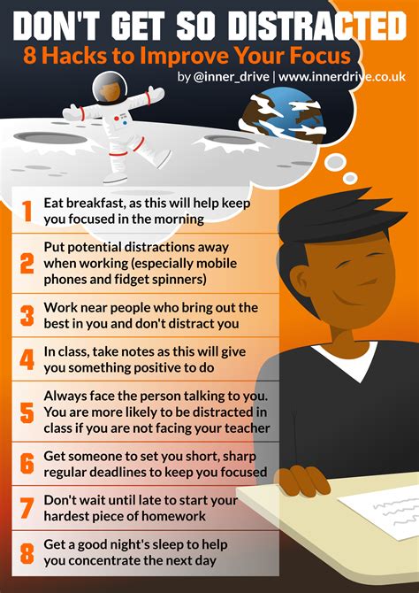 8 hacks to improve students' focus | InnerDrive