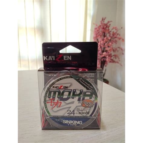 Jual Senar Mono Kaizen Moka 100m Ultra Soft Sinking Untuk Macing Di