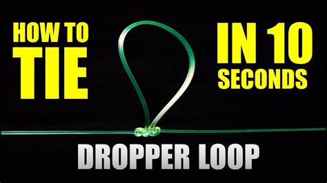 FASTEST DROPPER LOOP And PATERNOSTER RIG How To Tie Fishing Knots