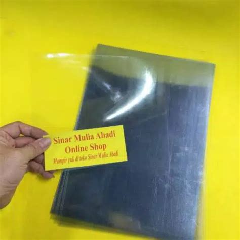 Jual Plastik Cover Mika Jilid BENING Folio F4 0 20 Pak Isi 100 Di Lapak