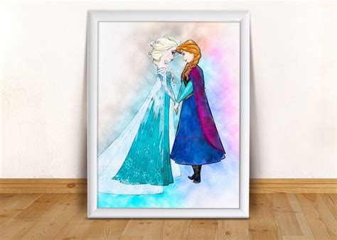 Frozen Elsa Print Elsa Printable Disney Frozen Poster Frozen Etsy