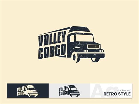 Vintage Cargo Transport Logo Design By Ferdous Hasan Logo Drape On
