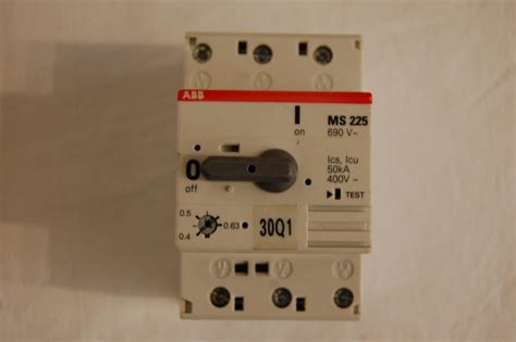 ABB MS225 Motorschutzschalter 0,4 - 0,63 A - Michl's Onlineshop OG